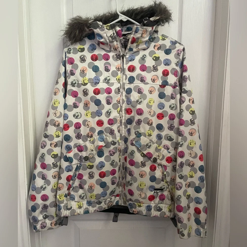 Limited Edition Burton x Andy Warhol Women’s Bomber Jacket (Used) - Picture 1 of 9
